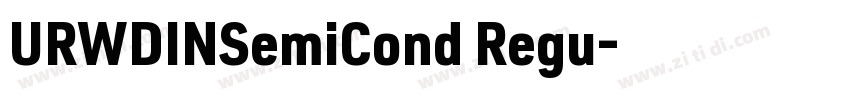 URWDINSemiCond Regu字体转换